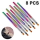 thumbnail image 1 of Juego de 8 pinceles para diseño de uñas, bolígrafo de bricolaje para gel UV, pincel degradado para uñas acrílicas, juego de herramientas de bolígrafo de pintura profesional para salón de uñas de gel,, 1 of 8