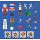 thumbnail image 4 of Calendario de Adviento Minecraft Mattel con 3 Figuras y 17 Accesorios, 4 of 6