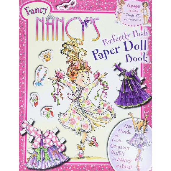 Libro de muñecas de papel "Fancy Nancy's Perfectly Posh" – HarperCollins