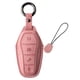 thumbnail image 2 of Funda de Gamuza Rosa para Mando a Distancia de Auto, 2 of 3