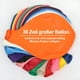 thumbnail image 2 of Vacío - 10 globos de látex extra grandes de 90 cm de colores, 2 of 7