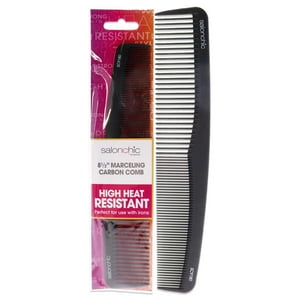 Salonchic - Peine De Carbono Marceling Resistente A Altas Temperaturas De Para Unisex - Peine