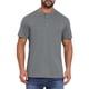 thumbnail image 5 of INSPIRE CHIC Camiseta Henley de Manga Corta con Bolsillo y Cuello Redondo para Hombre S Gris, 5 of 6