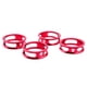 thumbnail image 5 of 4 piezas bici bicicleta auricular espaciador 28.6mm delantera tenedor arandela del vástago rojo, 5 of 5