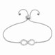 thumbnail image 2 of Pulsera Kennedy Infinito 18k Oro Blanco – Elegant Confetti, 2 of 9