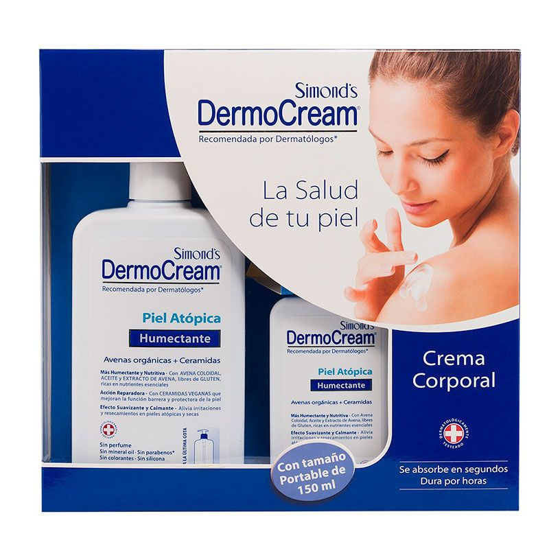 Pack Simonds Dermocream Crema Piel Atopica 400 + 150 Ml