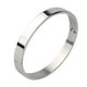 thumbnail image 2 of Brazalete de acero inoxidable brazalete brazalete redondo para hombres 8mm plata, 2 of 3
