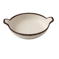 Cuenco Yanco Na-509 Nature Art Con Mango De Melamina De 710 Ml, Color Blanco