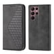 thumbnail image 1 of Funda Flip FOXDOCK para Samsung Galaxy S23 Ultra , Estilo Billetera con Diseño Rombo, Correa de Mano y Soporte, Uso Diario, 1 of 6