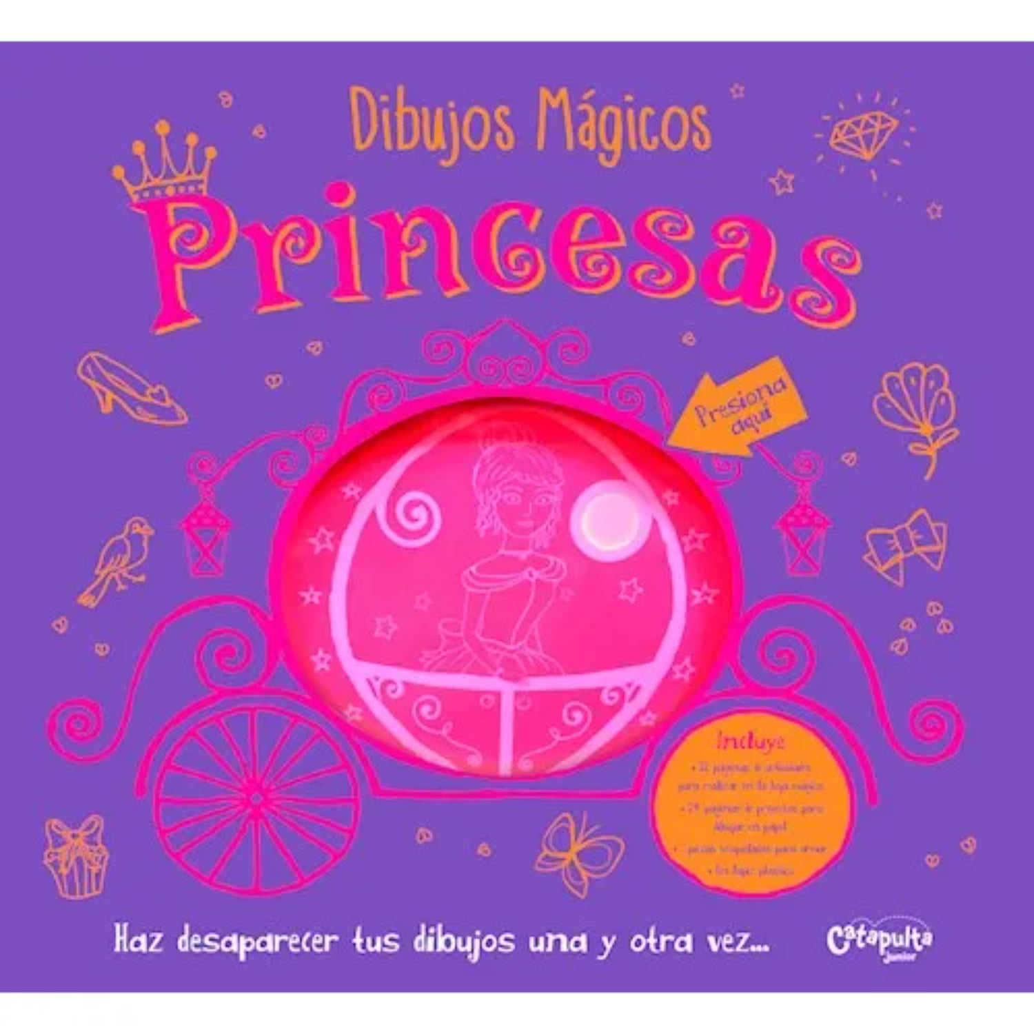 Catapulta Editores - Libro Dibujos Magicos-princesas
