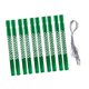 thumbnail image 5 of Juego De 10 Tubos De Aluminio Para Carillón De Viento, Vacíos, Para Jardín, Exteriores, Adultos Y Ni?os, Color Verde, 5 of 5