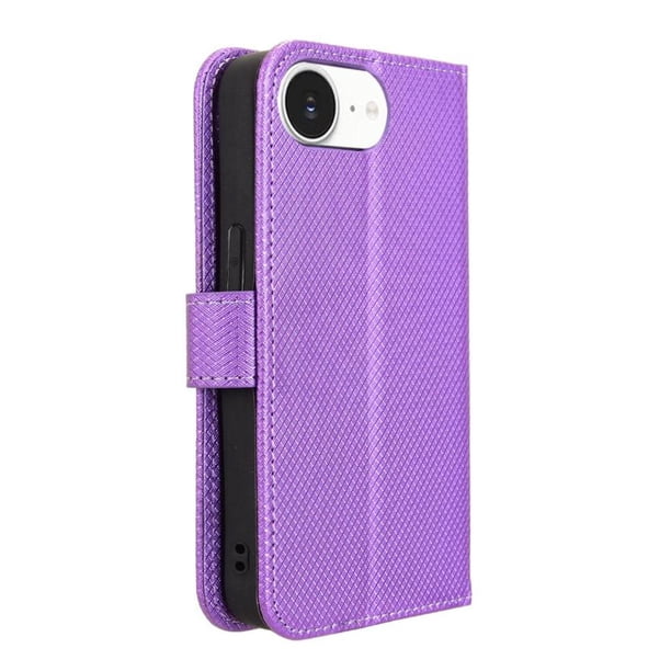 Funda Billetera para Samsung galaxy Z Fold7 con Ranuras y Soporte Morado