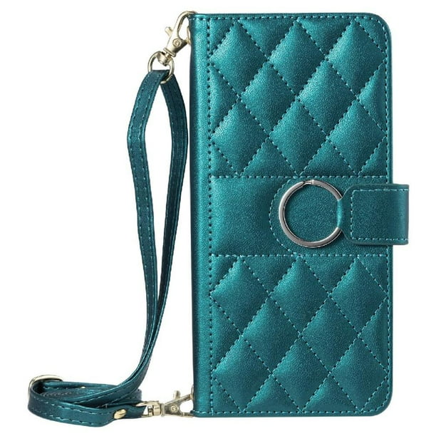Funda tipo billetera FOXDOCK para Xiaomi 14T Pro – Tapa abatible con correa para mujer