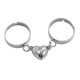 thumbnail image 4 of Amante Pareja Anillos Imán Ajustable Punk Para Boda Fiesta De Compromiso, 4 of 5