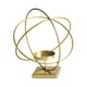thumbnail image 5 of Candelabro De Metal Con Soporte Para Decoración De Centros De Mesa, Redondo, Dorado, 5 of 5