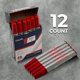 thumbnail image 2 of Crayones para madera Lucky Art Crayonology rojos, paquete de 12, 2 of 7