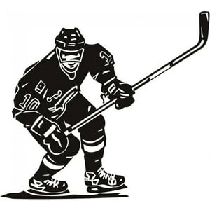 Rienda Libre Graphics - Decomural Ice Hockey Sports Player Ws-17645