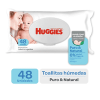 Pack X 9 Paquetes De Toallas Húmedas Huggies Puro Y Natural