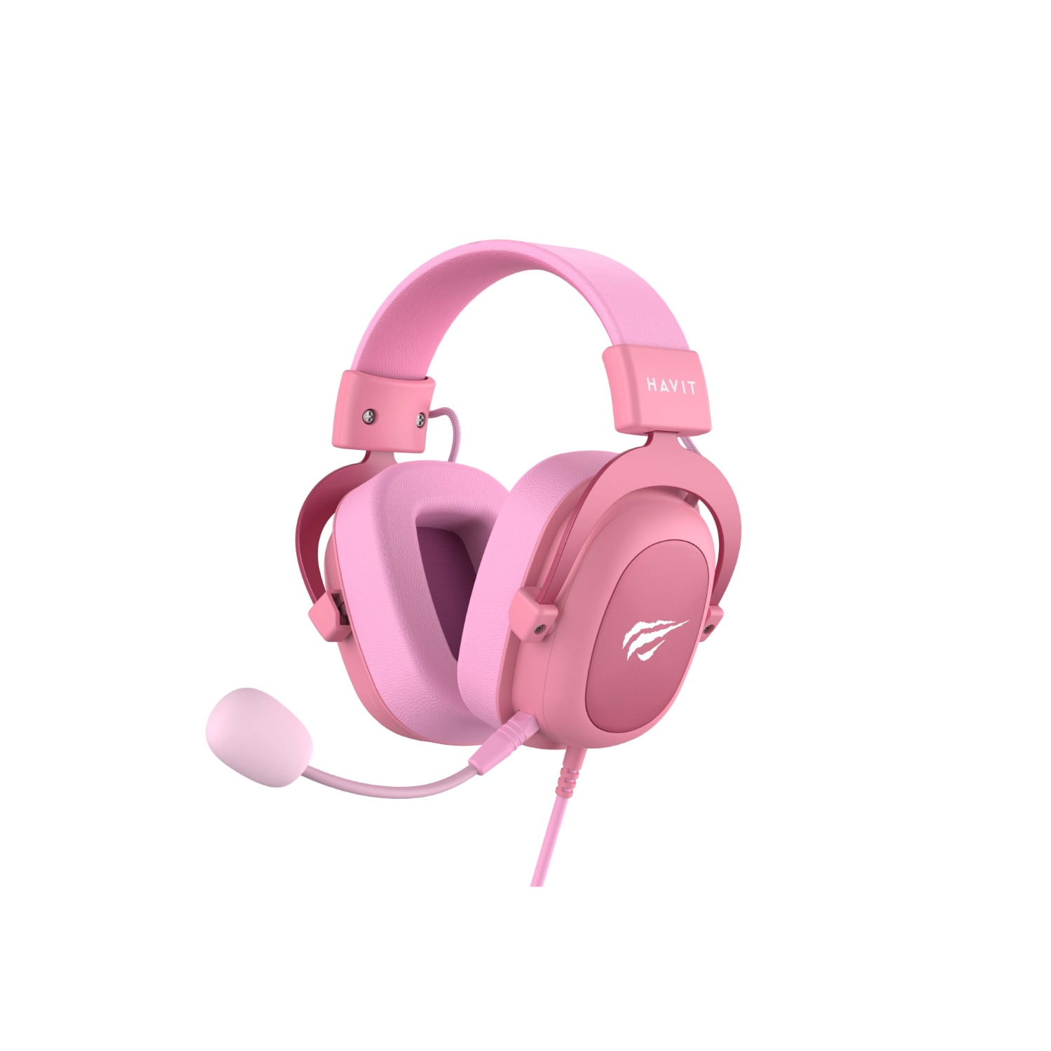 Audífono Gaming Headphone Micrófono 53mm H2002dpi Havit Rosa