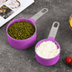 thumbnail image 4 of Tazas medidoras apilables con mango de acero inoxidable para medir ingredientes secos y líquidos, 4 of 5