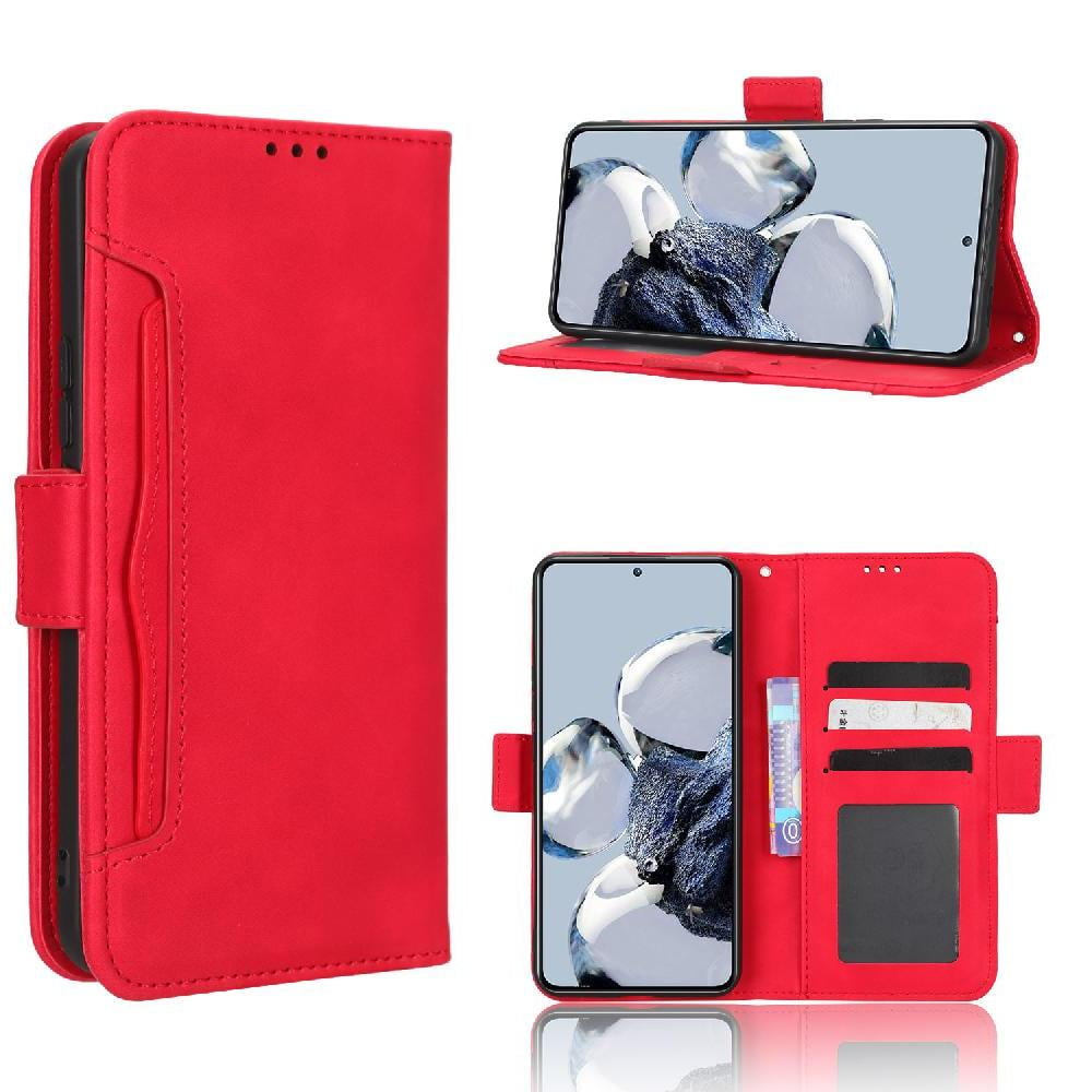 Foxdock - Funda Cartera Magnética Para Xiaomi Mi 12t/12t Pro 5g- Tarjetero Desmontable, Cuero Pu, Soporte