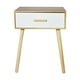 thumbnail image 3 of SET 2 VELADORES DORMITORIO DOVER 1 CAJON MADERA BLANCO, 3 of 3