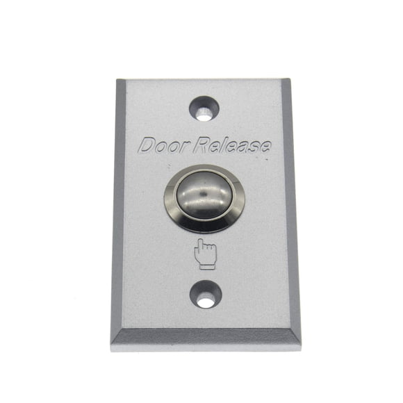 Interruptor de salida de puerta RESALET NO/COM Pulsador de aluminio