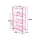 thumbnail image 3 of Rack Organizador Estante Multiuso 4 Niveles Plástico Rosado, 3 of 3