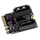 thumbnail image 2 of Tarjeta De Expansión M2 A SATA 3.0 WiFi PCIe 3.0 A+E Para Computadoras PC, 2 of 5