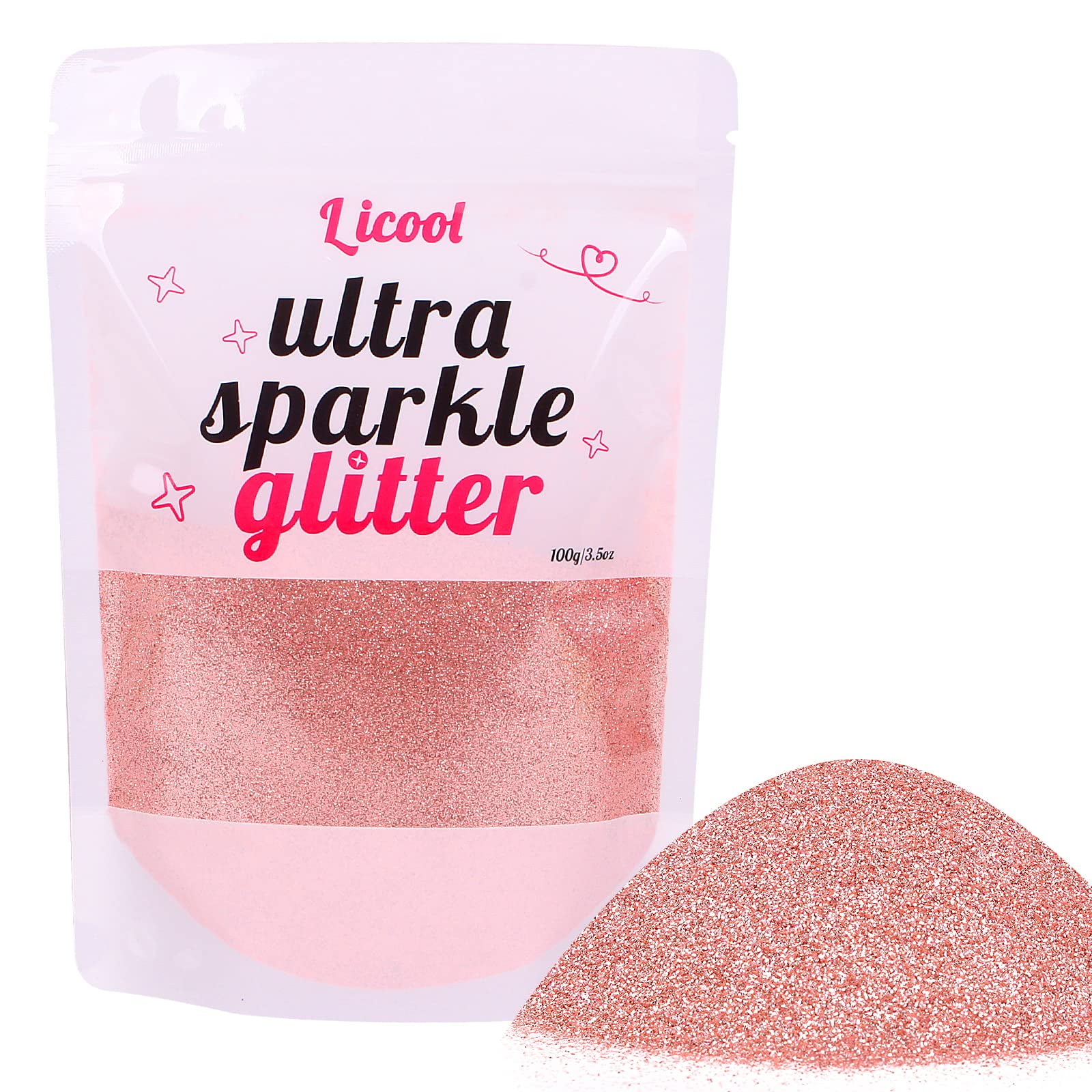 Licool Glitter - Glitter Licool, Holográfico Fino, 100 G/3.5 Oz, Para Manualidades Con Resina