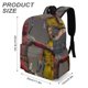 thumbnail image 3 of Deadpool y Wolverine-theme Backpack, Campus style schoolbag Bookbag with Adjustable Shoulder Straps And Large Zip Compartment, Unisex Travel Bags.42x30x15cm, 3 of 6
