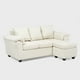 thumbnail image 2 of Sofá Ezeiza + 1 Pouf Pu Beige, 2 of 6