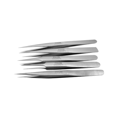 Ioensy - Pinzas De Reloj De 5 Piezas, Herramientas Manuales De Elaboración Para Reparación De Relojeros Trabajadores