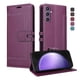 thumbnail image 5 of Premium Wallet Case for Samsung Galaxy S23 FE with Card Slots & Kickstand, Flip Cover Purple, 5 of 6
