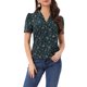 thumbnail image 1 of INSPIRE CHIC Blusas de Cuello en V para Mujer Elegante Casual con Estampado de Cerezas y Solapa con Muesca Verano Manga Corta M Verde Oscuro, 1 of 6