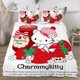 thumbnail image 3 of Charmmykitty 3-Piece Bedding Set For Kids Boys Girls Adult Cartoon Warm Cute Fashion Holiday Present Gift Bed Sheets, 3 of 5