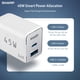 thumbnail image 2 of Sharp Cargador USB C 45W 2 Puertos Blanco, 2 of 3