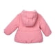 thumbnail image 2 of Parka Bebé Niña Forrada Bordado Estrellas Rosado Oscuro, 2 of 3