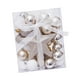 thumbnail image 2 of Adornos De Bolas De Navidad Estrella Decorativa En La Parte Superior Del árbol Para Vacaciones De Navidad Oro Blanco, 2 of 3