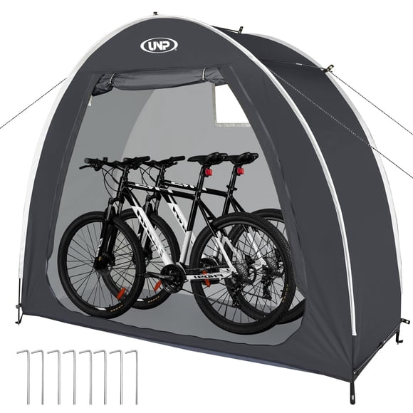 Carpa portátil para almacenamiento de bicicletas UNP para exterior, para 1 a 4 bicicletas
