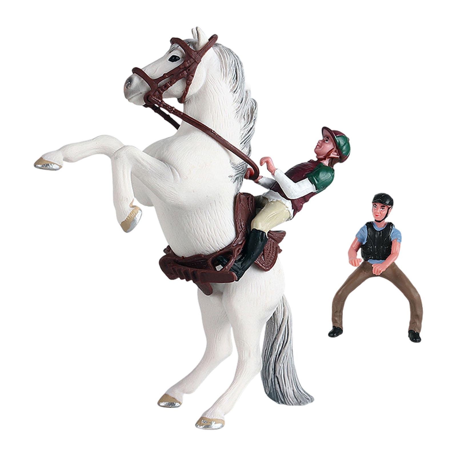 Bothyi - Figura De Acción De Caballo Pequeño De Pvc Modelo Animal Para Niños Y Niñas A Partir De 3 Años Estilo F