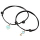 thumbnail image 1 of Pulseras de pareja ajustables, 2 piezas, accesorio práctico para usar en aniversarios. Azul, 1 of 5