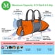 thumbnail image 5 of Bolsa de aseo para gatos Cinf naranja talla M con sujeción para corte de uñas, 5 of 9