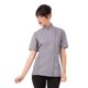 thumbnail image 1 of Chaqueta de chef Chef Works Springfield para mujer, color gris, talla grande, 1 of 8