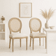 thumbnail image 3 of Pack de 2 Sillas de Comedor Madera Acolchada Luis XV, 3 of 4