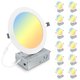 thumbnail image 1 of Elaruslux luz LED empotrable de 7" 3CCT regulable 18W 110V, 1 of 7