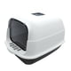 thumbnail image 4 of Caja de arena para gatos con tapa, bandeja de arena para gatos, inodoro para gatos completamente cerrado, extraíble, fácil de limpiar con puerta, caja Negro, 4 of 5
