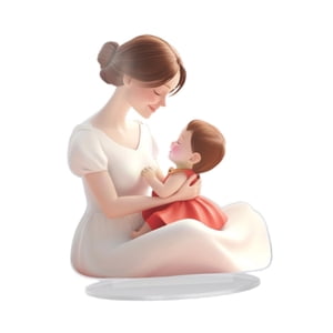 Magideal - 2D Madre Sosteniendo La Colección De Carteles De Decoración De Niños Adornos Acrílico Placa De Escritorio Acrílico Para Mamá Chimenea Del Día De La Ma