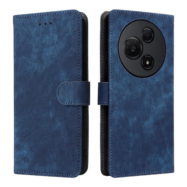 Funda Billetera para TCL 60 NXTpaper con Soporte - Cartera de Cuero con Ranuras Azul
