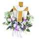 thumbnail image 1 of Corona De Cruz De Pascua De 40 Cm Con Un Lazo A Rayas Para Puerta Delantera Exterior Interior, 1 of 5